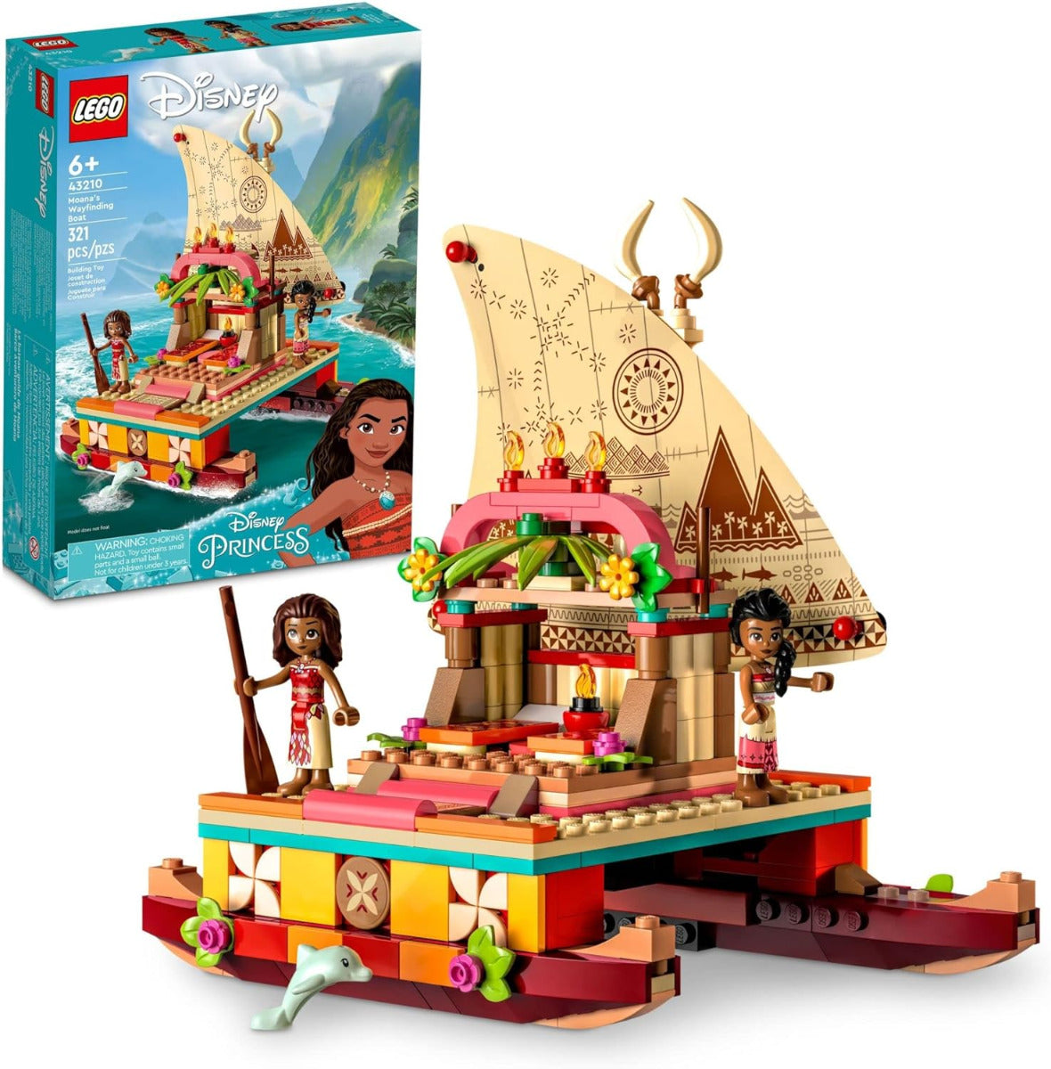Buy Lego Disney Princess Moana's Wayfinding 43210 with 321pcs | Yallatoys.com