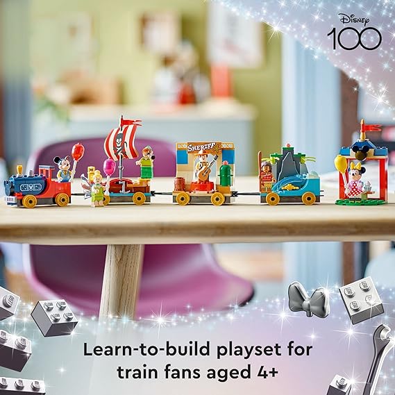 Buy Lego Disney 100 Celebration Train Building Kit 43212 with 200pcs | Yallatoys.com