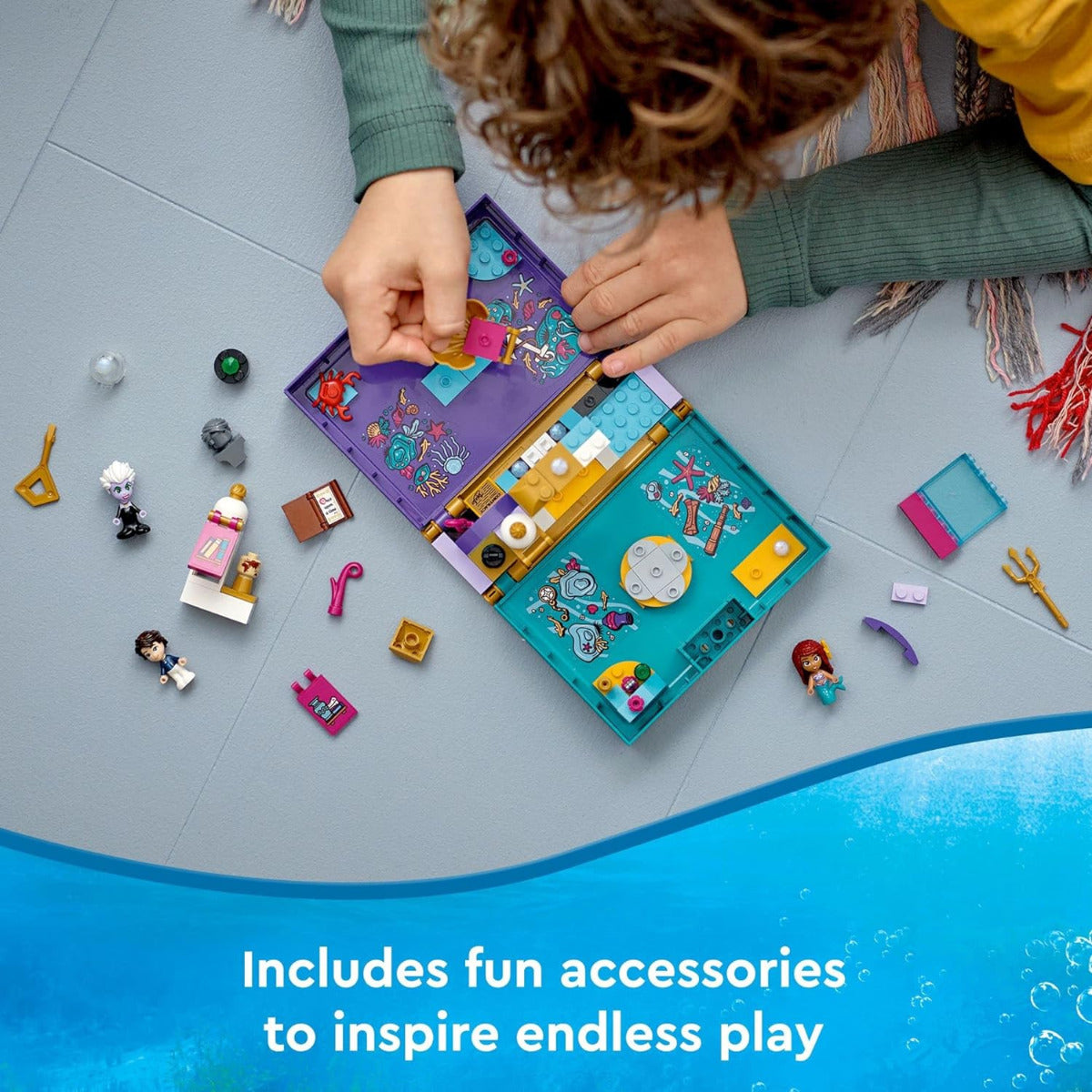 Buy Lego Disney The Little Mermaid Story Book 43213 Fun Playset with 134pcs | Yallatoys.com