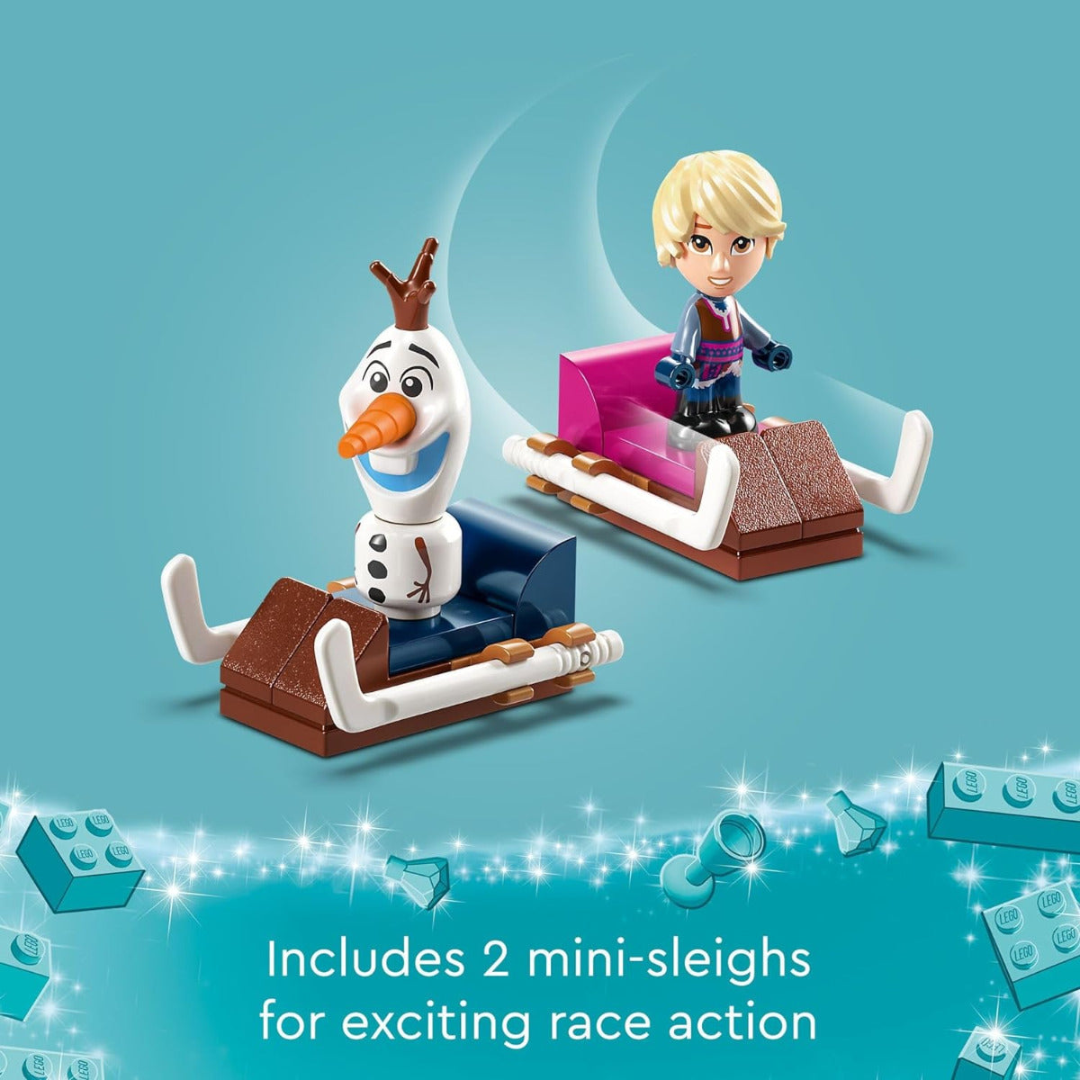 Buy Lego Disney Frozen Anna and Elsa Magical Carousel 43218 Ice Palace Building Toy with 175pcs | Yallatoys.com