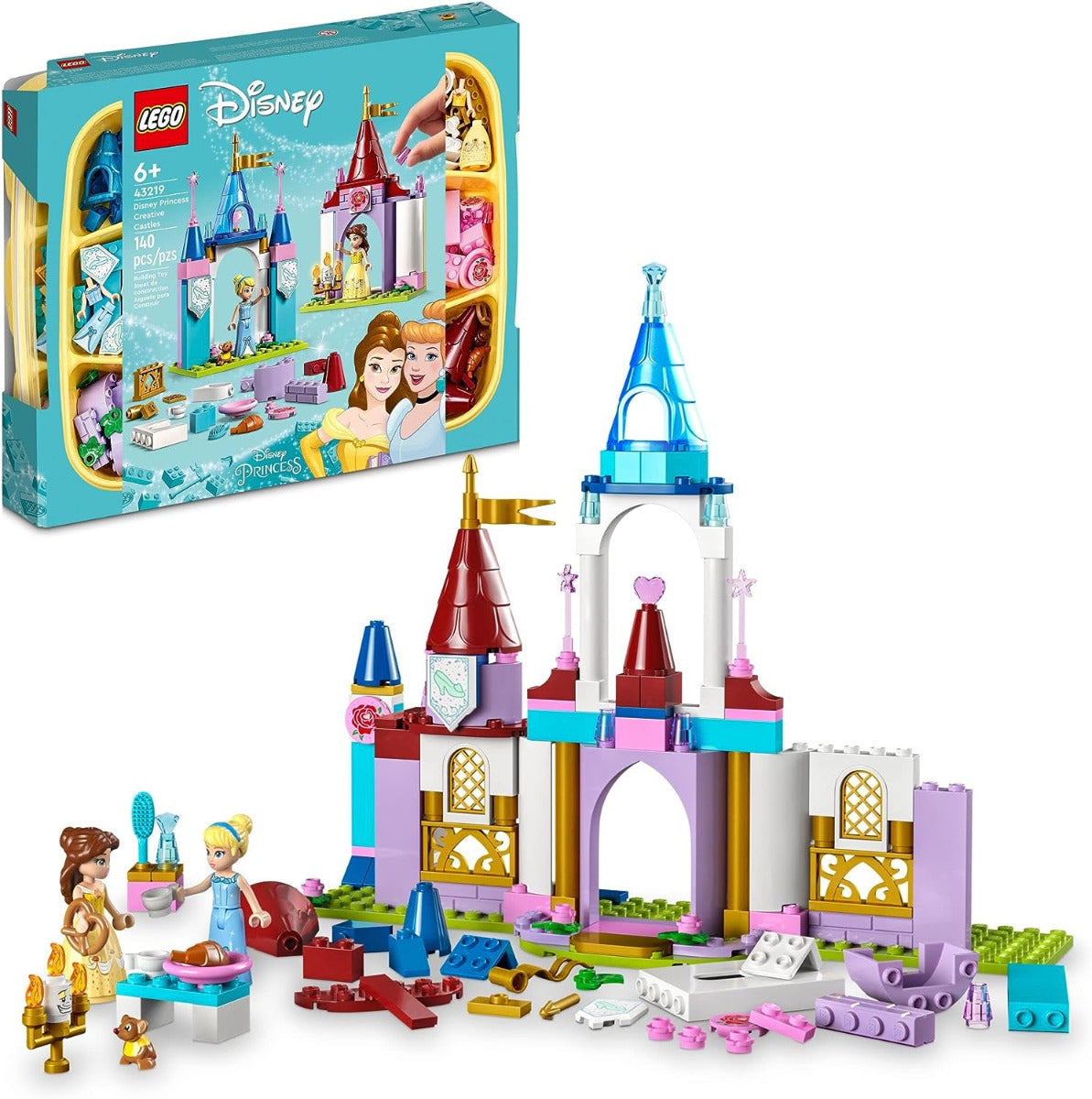 Buy Lego Disney Princess Creative Castles 43219 with 140pcs | Yallatoys.com