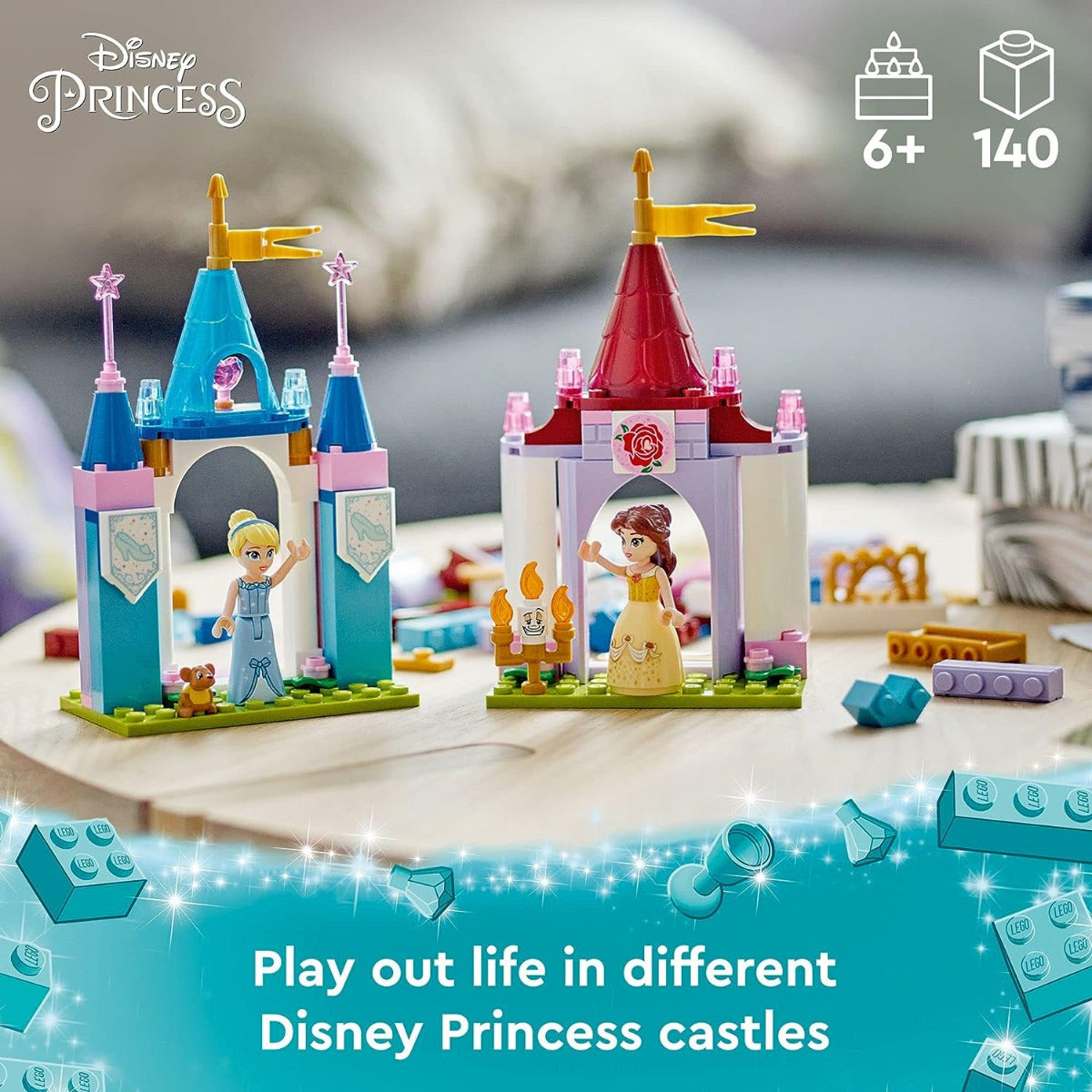 Buy Lego Disney Princess Creative Castles 43219 with 140pcs | Yallatoys.com
