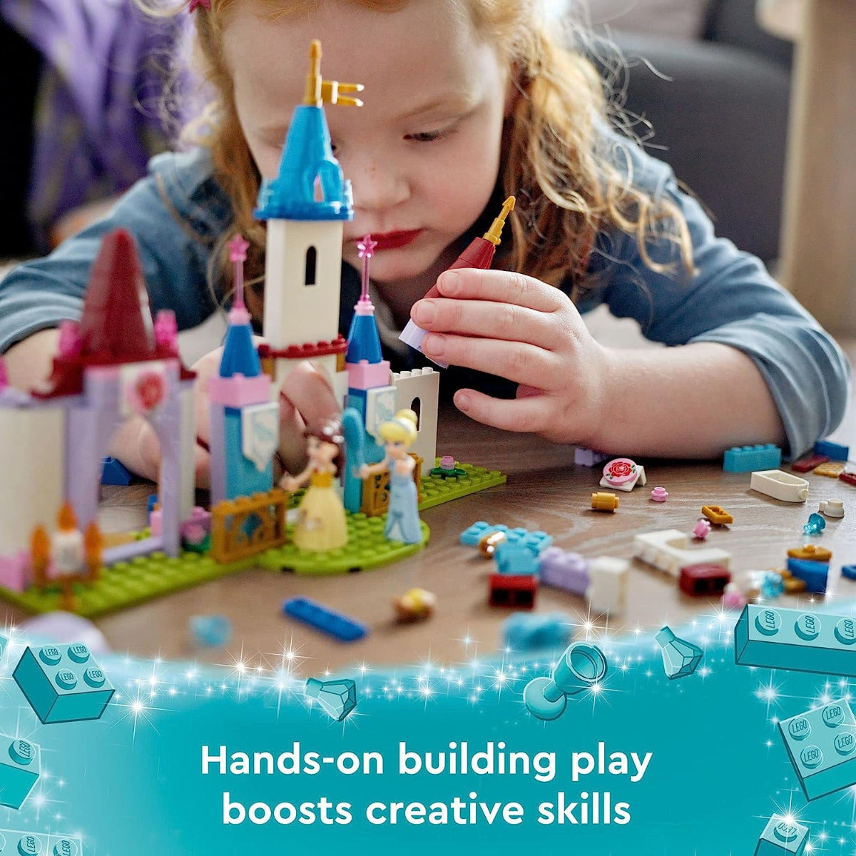 Buy Lego Disney Princess Creative Castles 43219 with 140pcs | Yallatoys.com