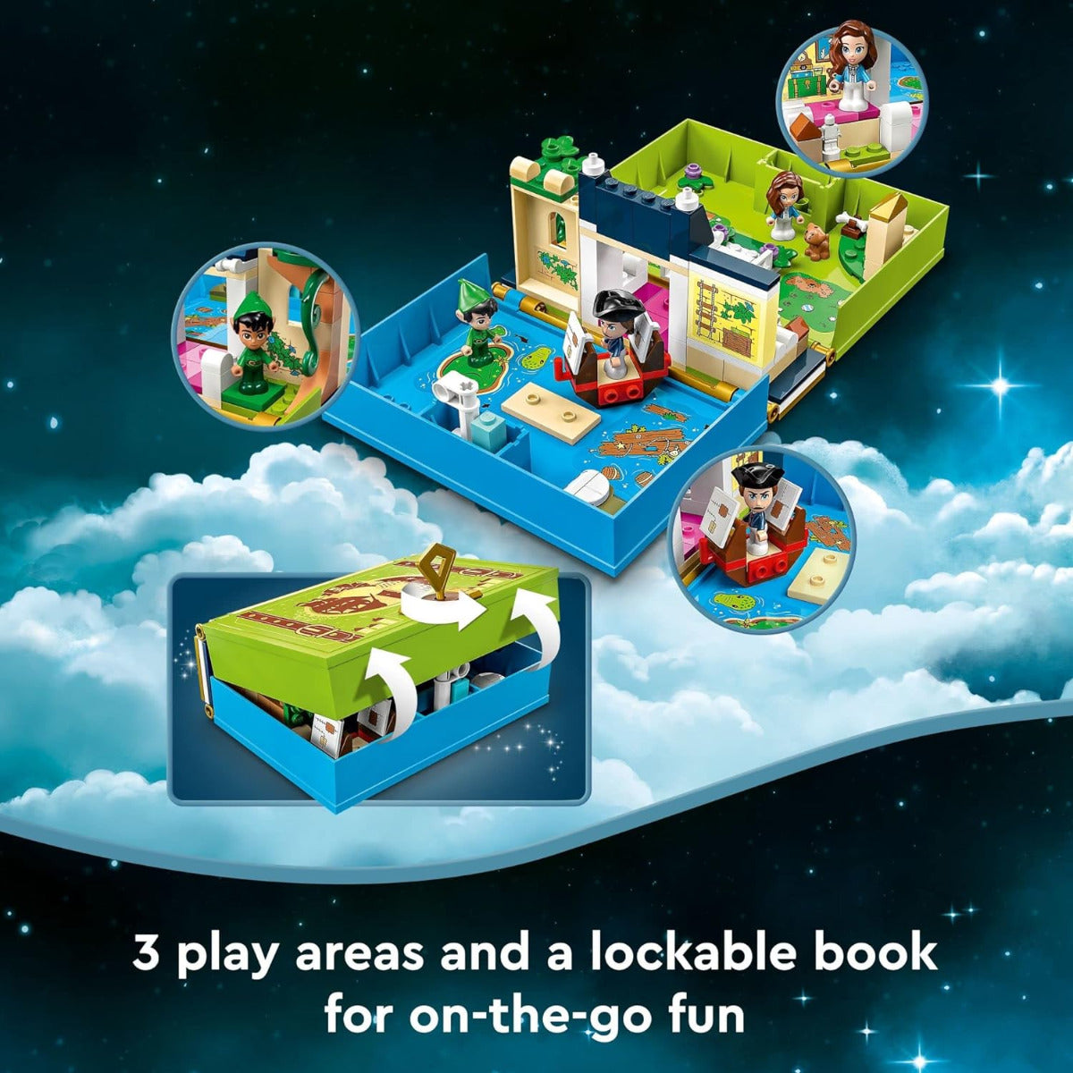 Buy Lego Disney Peter Pan & Wendys Storybook Adventure 43220 Portable Playset with 111pcs | Yallatoys.com