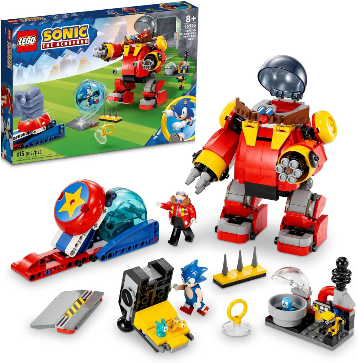 Buy Lego Sonic The Hedgehog Sonic vs Dr. Eggmans Death Egg Robot 76993 with 615pcs | Yallatoys.com