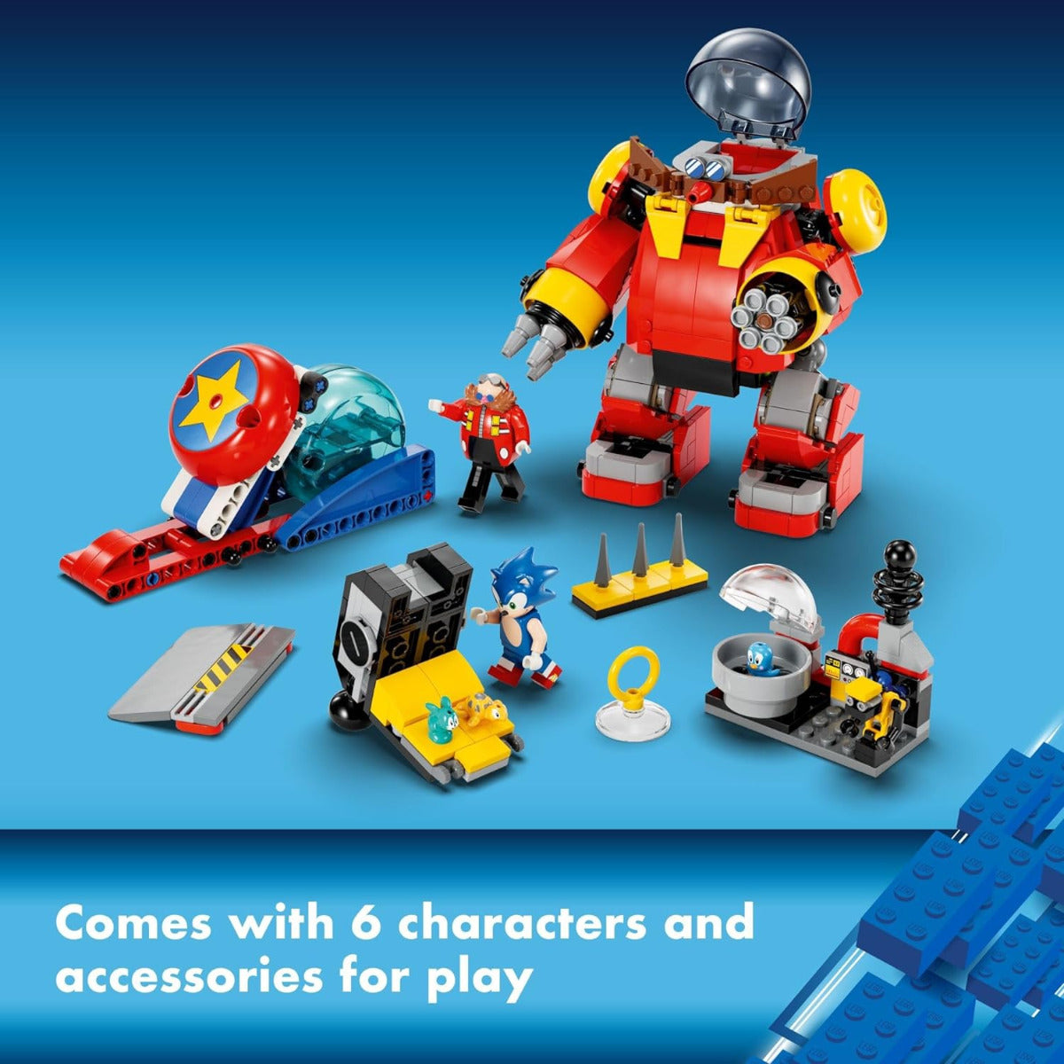 Buy Lego Sonic The Hedgehog Sonic vs Dr. Eggmans Death Egg Robot 76993 with 615pcs | Yallatoys.com