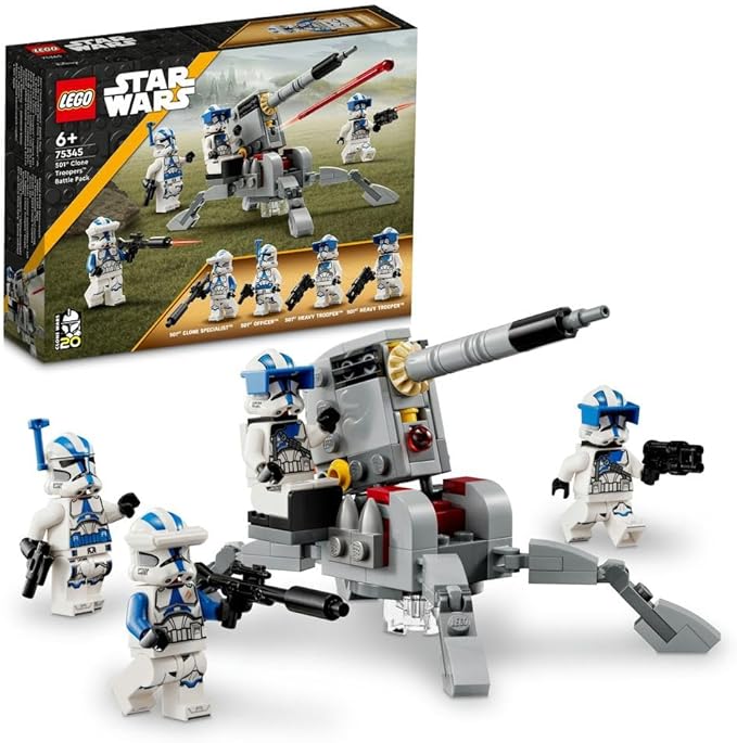 Buy Lego 75345 Star Wars 501st Clone Troopers Battle Pack Set 119Pcs | Yallatoys.com