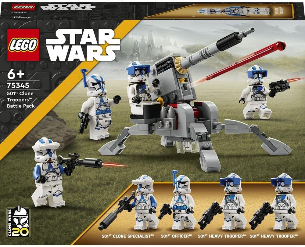 Buy Lego 75345 Star Wars 501st Clone Troopers Battle Pack Set 119Pcs | Yallatoys.com
