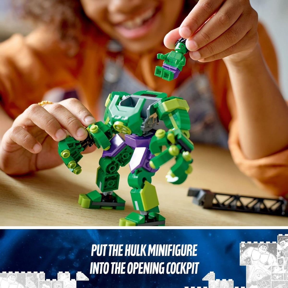 Buy Lego Marvel Hulk Mech Armor 76241 with 138pcs | Yallatoys.com