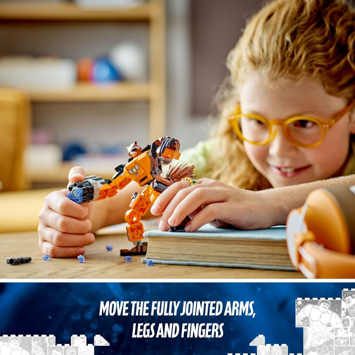 Buy Lego Marvel Rocket Mech Armor Set 76243 with 98pcs | Yallatoys.com