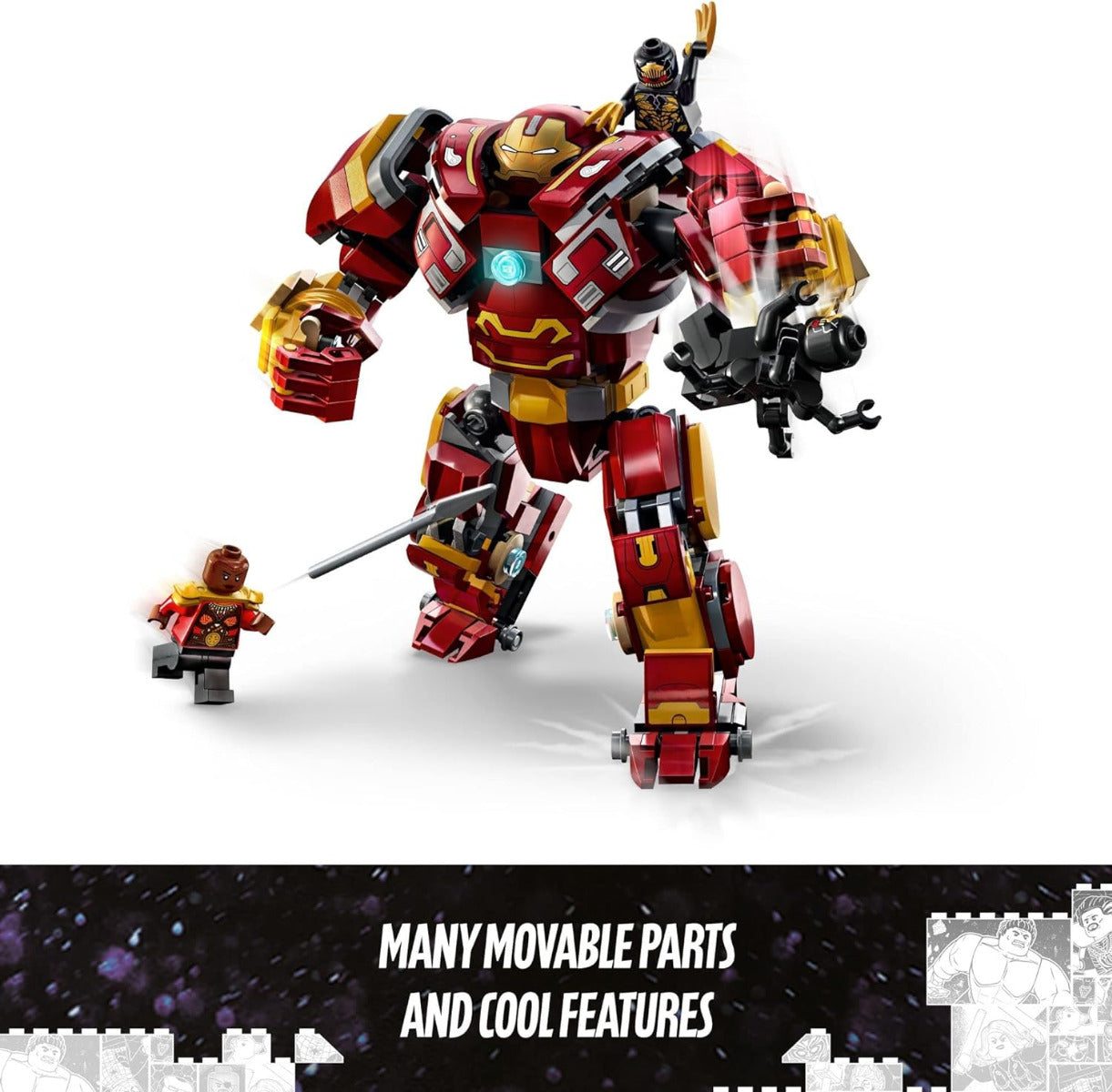 Buy Lego Marvel The Hulkbuster The Battle of Wakanda 76247 Action Figure Buildable Toywith 385pcs | Yallatoys.com