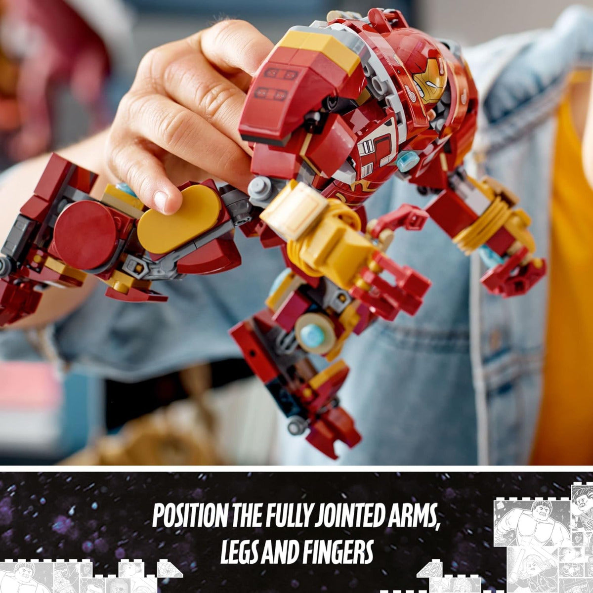 Buy Lego Marvel The Hulkbuster The Battle of Wakanda 76247 Action Figure Buildable Toywith 385pcs | Yallatoys.com