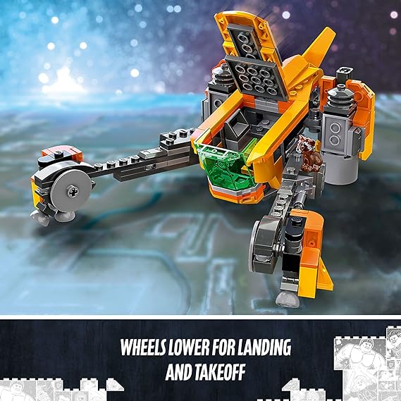 Buy Lego Marvel Baby Rockets Ship 76254 with 330pcs | Yallatoys.com