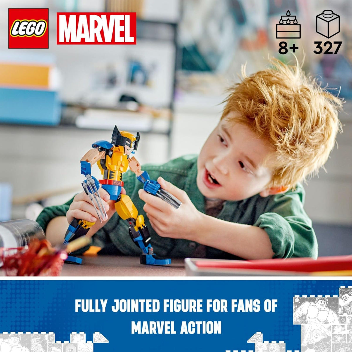 Buy Lego Marvel Wolverine Construction Figure 76257 with 327pcs | Yallatoys.com