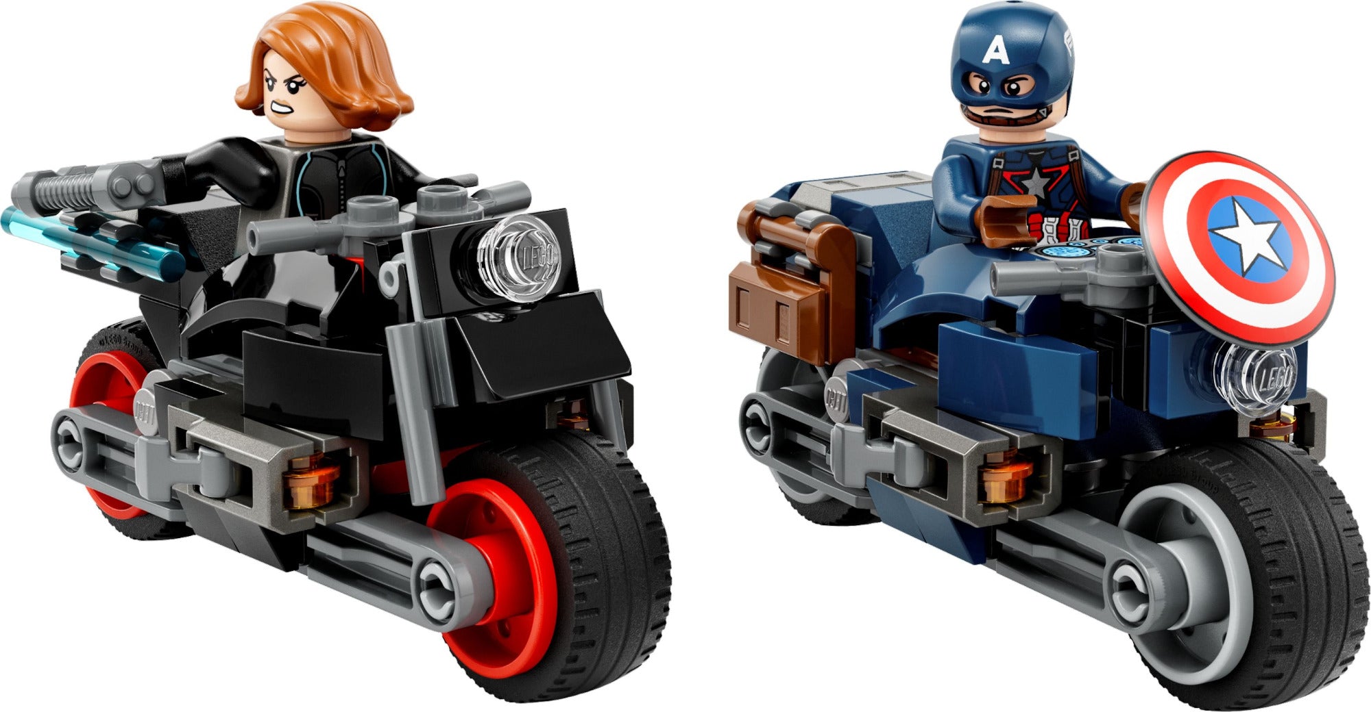 Buy Lego Marvel Black Widow and Captain America Motorcycles 76260 with 130pcs | Yallatoys.com