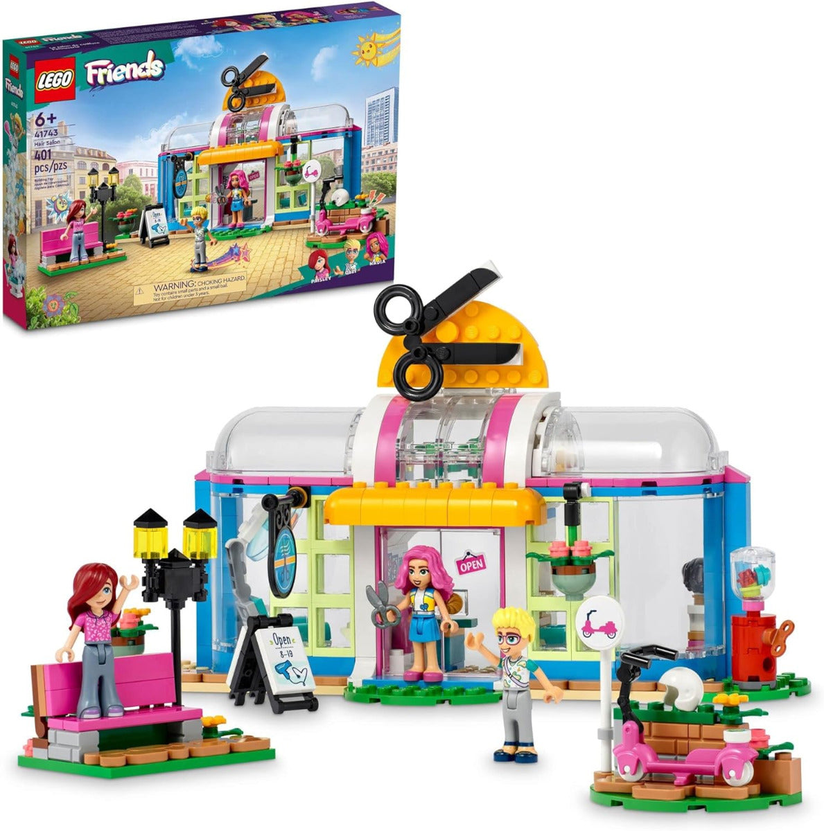 Buy Lego Friends Hair Salon 41743 Building Toy with 401pcs | Yallatoys.com