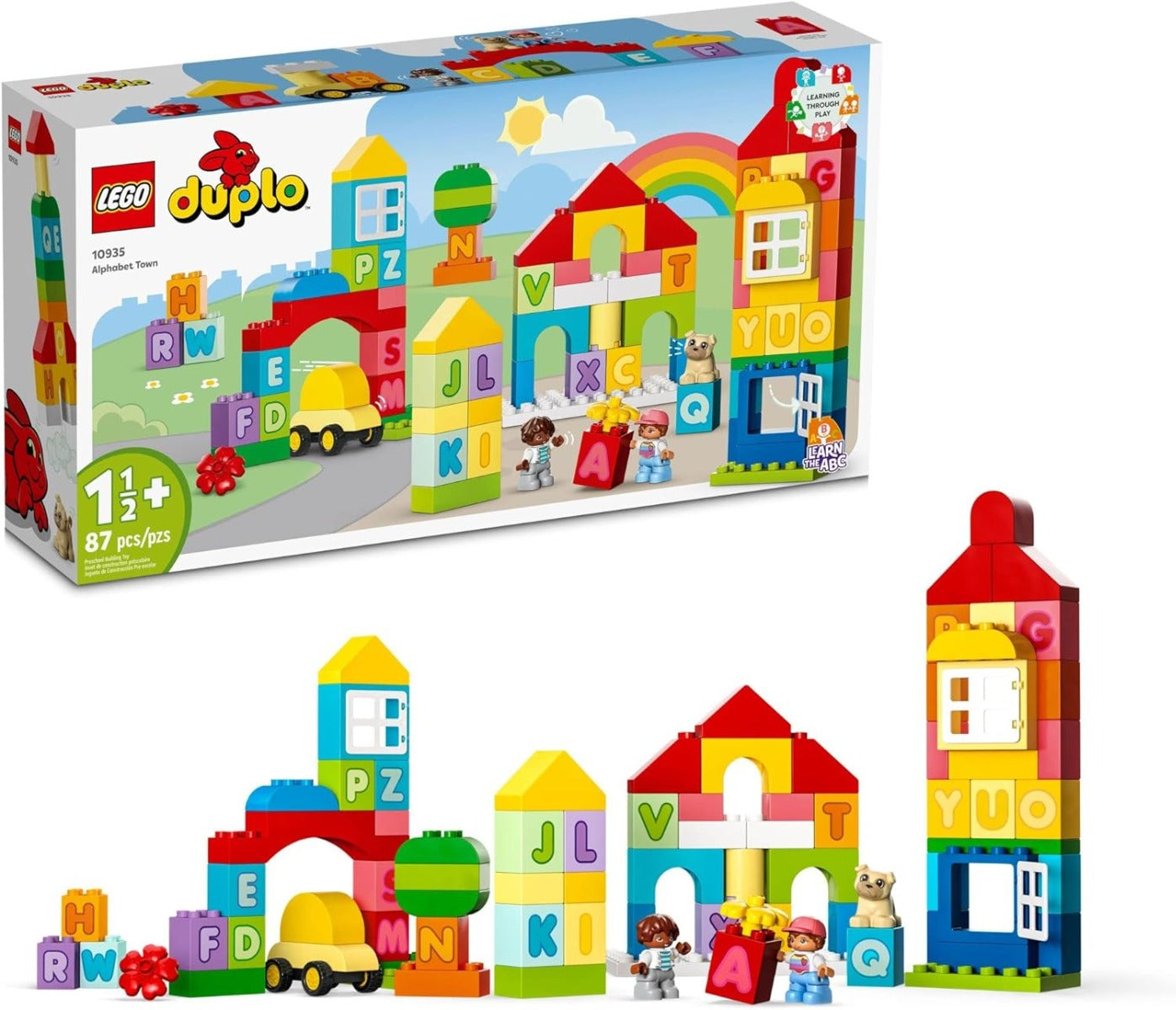 Buy Lego Duplo Classic Alphabet Town 10935 with 87pcs | Yallatoys.com