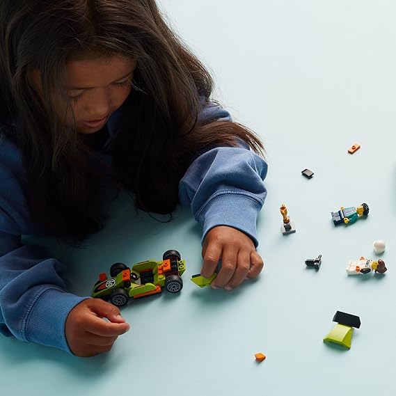 Buy Lego City Green Race Car Set 60399 with 56pcs | Yallatoys.com
