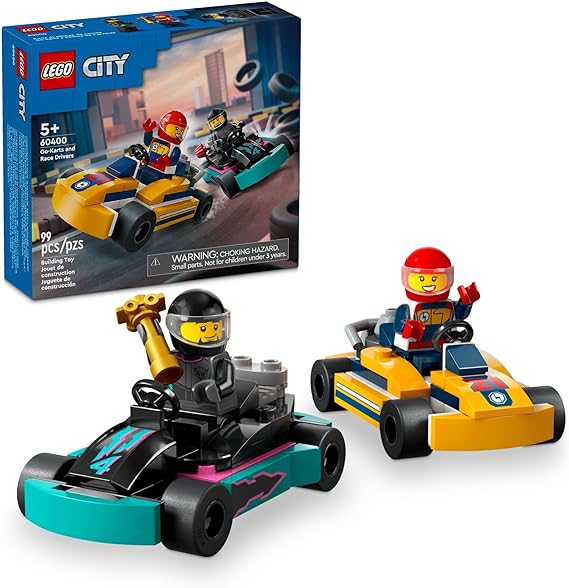 Buy Lego City Go-Karts and Race Drivers Set 60400 with 99pcs | Yallatoys.com