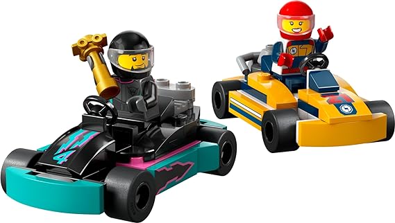 Buy Lego City Go-Karts and Race Drivers Set 60400 with 99pcs | Yallatoys.com