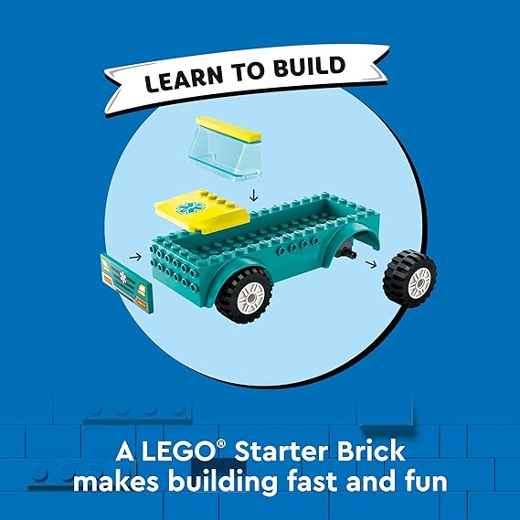 Buy Lego City Emergency Ambulance and Snowboarder Set 60403 with 79pcs | Yallatoys.com