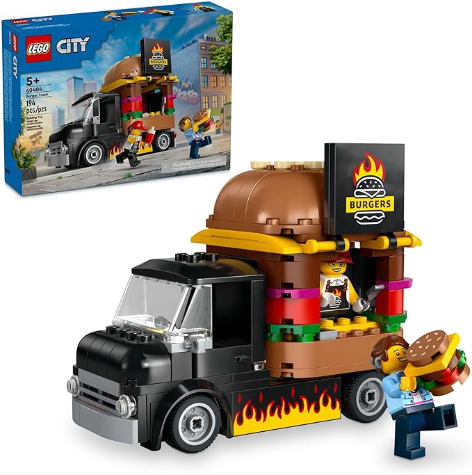 Buy Lego City Burger Van Toy Building Set 60404 with 194pcs | Yallatoys.com