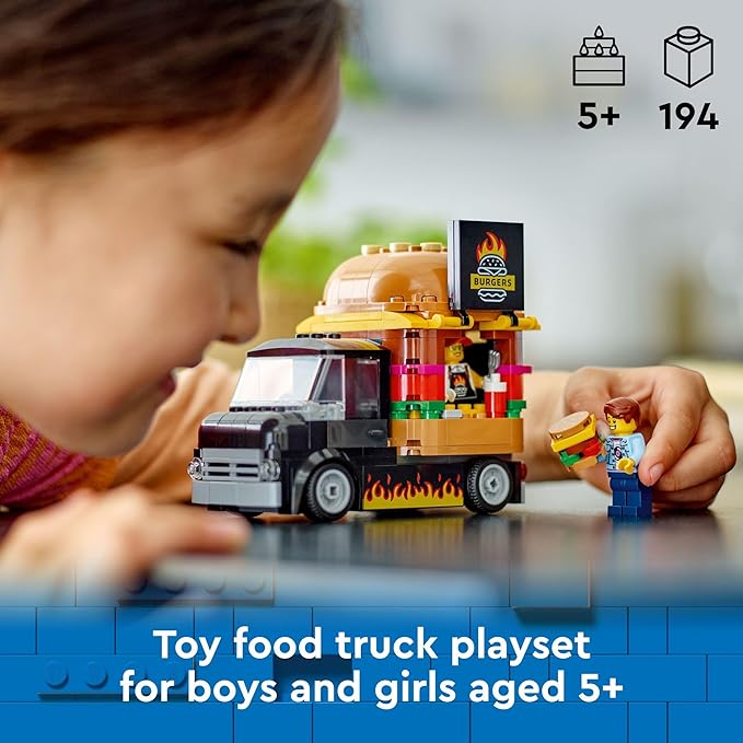 Buy Lego City Burger Van Toy Building Set 60404 with 194pcs | Yallatoys.com