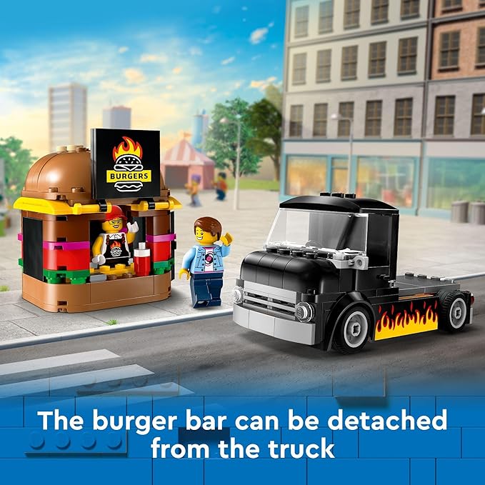 Buy Lego City Burger Van Toy Building Set 60404 with 194pcs | Yallatoys.com