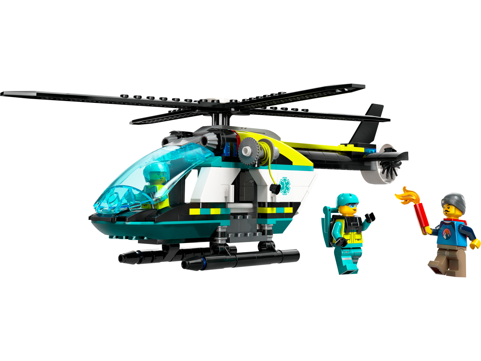 Buy Lego City Emergency Rescue Helicopter 60405 with 226pcs | Yallatoys.com