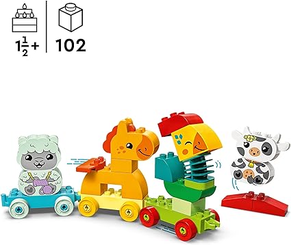 Buy Lego Duplo Animal Train 10412 with 102pcs | Yallatoys.com