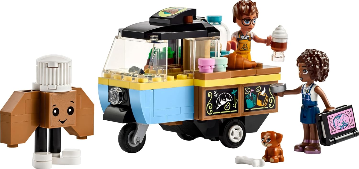Buy Lego Friends Mobile Bakery Food Cart Toy 42606 with 125pcs | Yallatoys.com