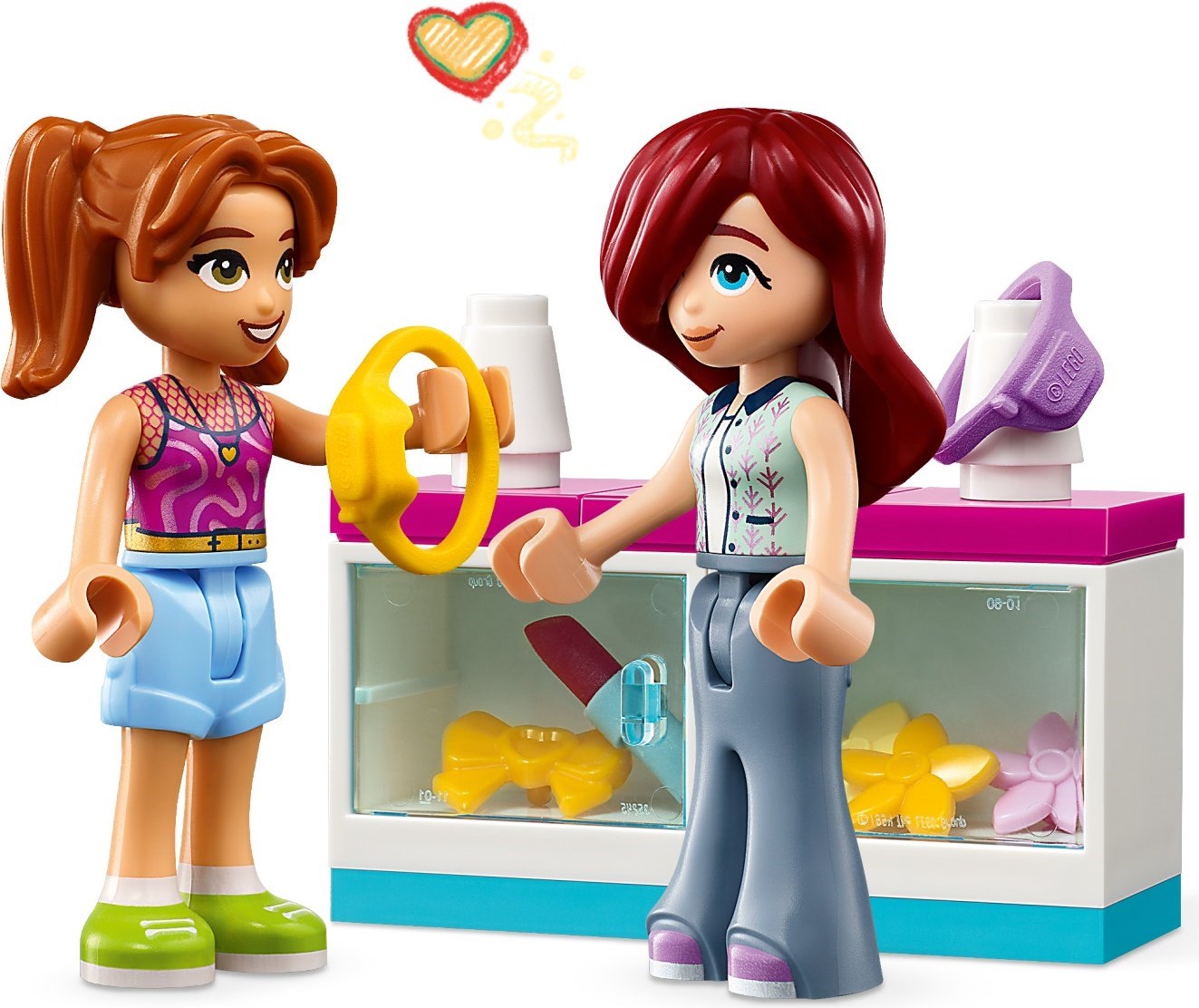 Buy Lego Friends Tiny Accessories Store Building Set 42608 with 129pcs | Yallatoys.com