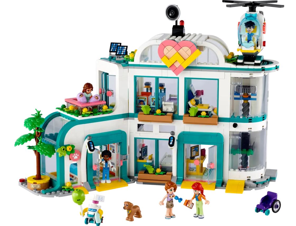 Buy Lego Friends Heartlake City Hospital and Helicopter Building Set 42621 with 1045pcs | Yallatoys.com