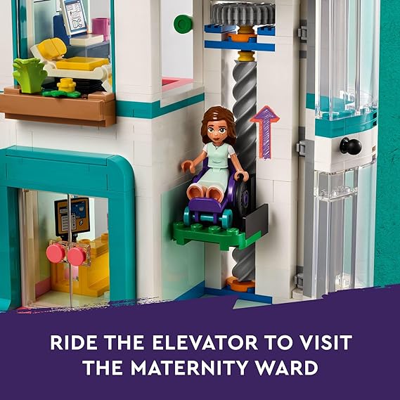 Buy Lego Friends Heartlake City Hospital and Helicopter Building Set 42621 with 1045pcs | Yallatoys.com