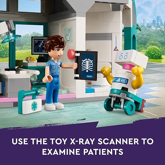 Buy Lego Friends Heartlake City Hospital and Helicopter Building Set 42621 with 1045pcs | Yallatoys.com