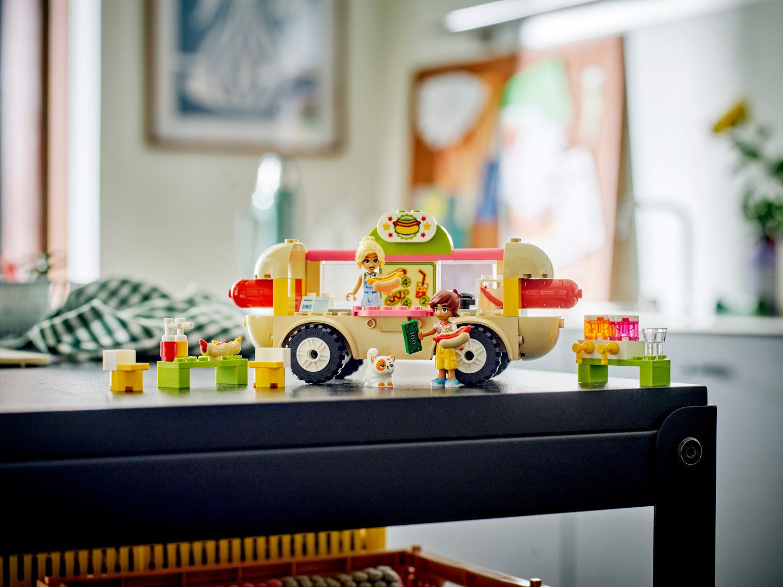 Buy Lego Friends Hot Dog Food Truck Building Set 42633 with 100pcs | Yallatoys.com