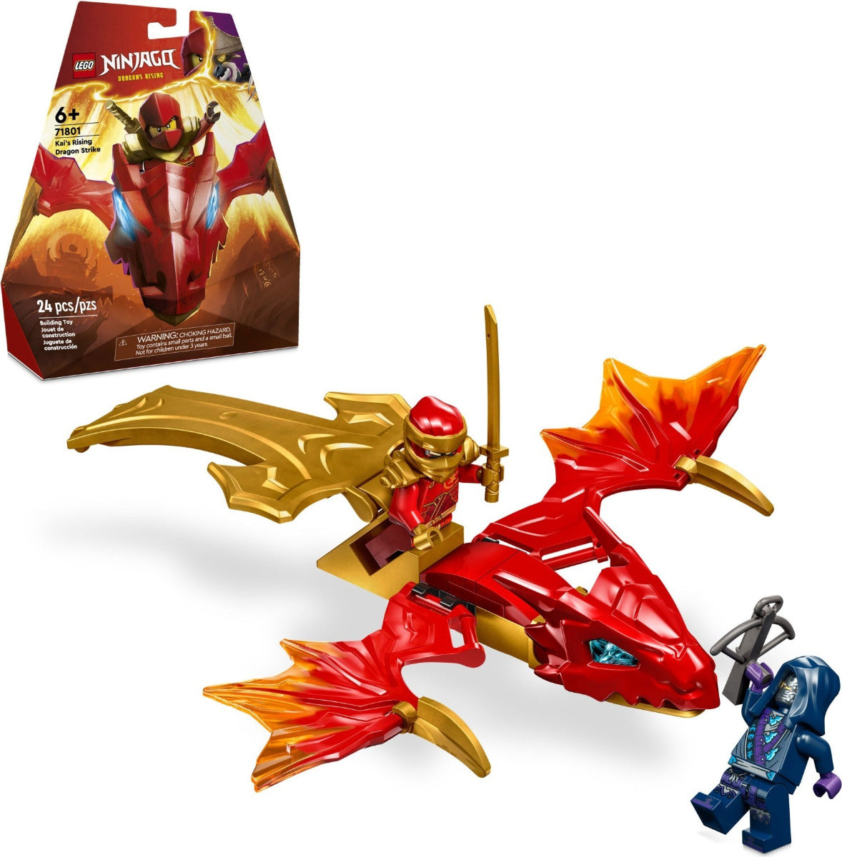 Buy Lego Ninjago Kai's Rising Dragon Strike Building Set 71801 with 24pcs | Yallatoys.com