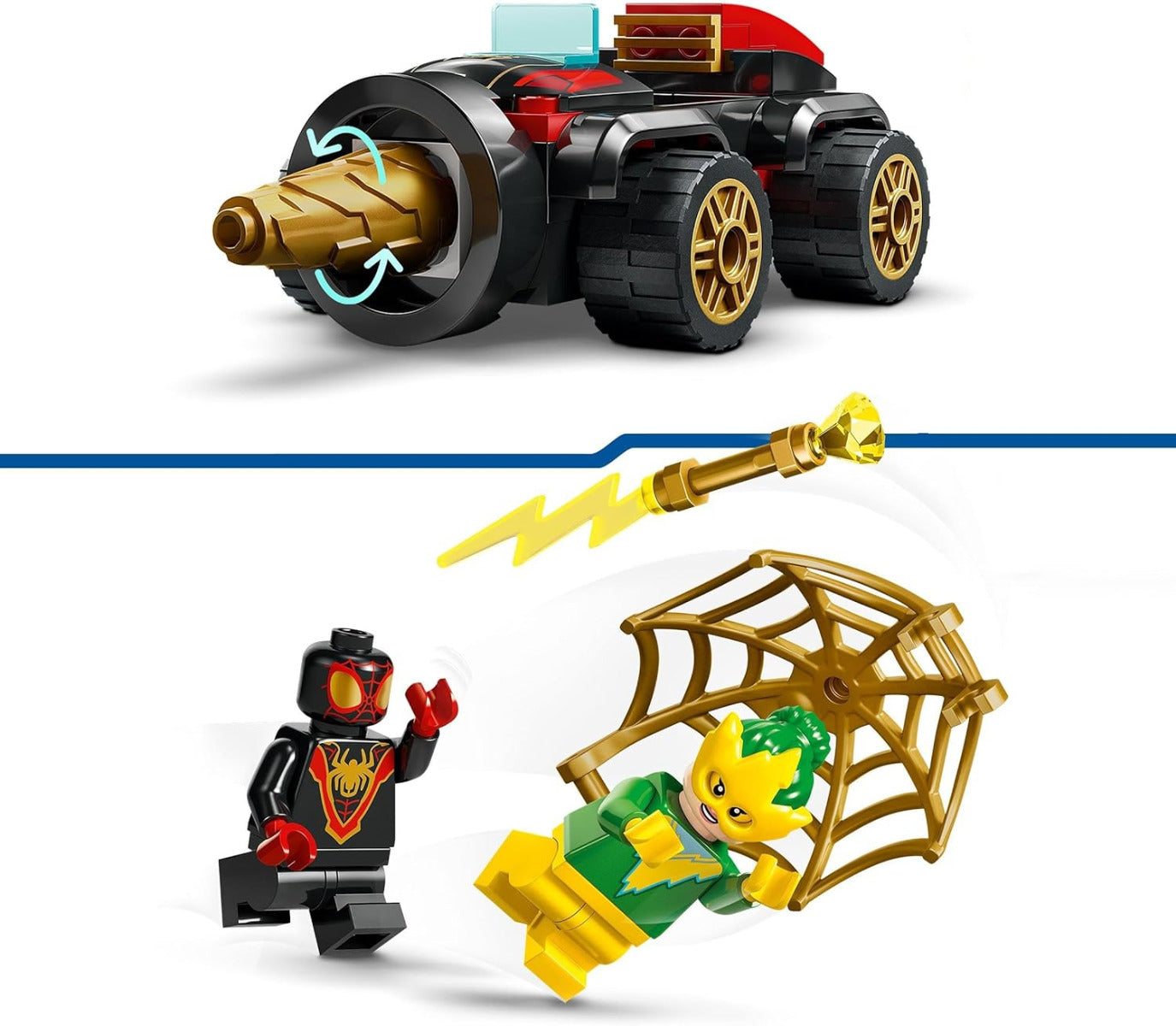 Buy Lego Marvel Spidey and his Amazing Friends Drill Spinner Vehicl 10792 with 84 pcs | Yallatoys.com