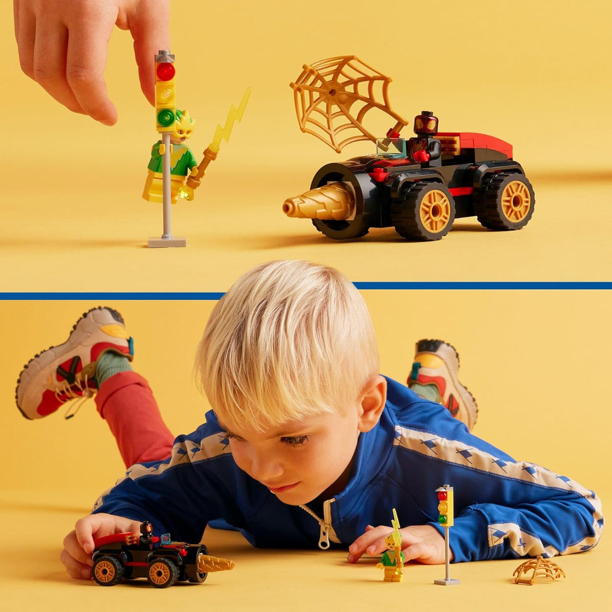 Buy Lego Marvel Spidey and his Amazing Friends Drill Spinner Vehicl 10792 with 84 pcs | Yallatoys.com