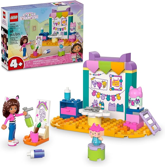 Buy Lego Gabbys Dollhouse Crafting With Baby Box Building Toy Set 10795 With 60pcs | Yallatoys.com