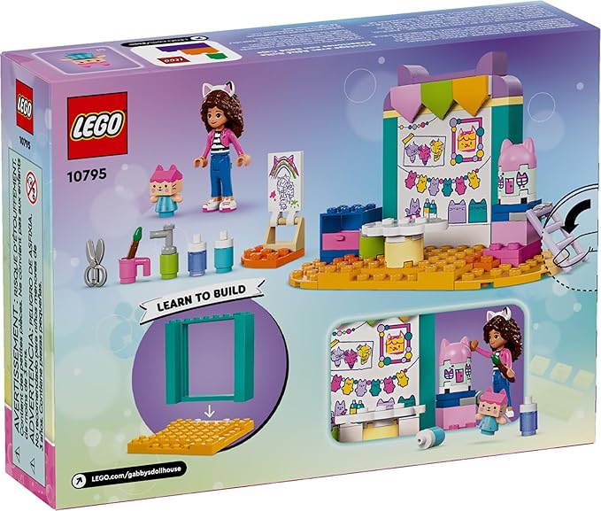 Buy Lego Gabbys Dollhouse Crafting With Baby Box Building Toy Set 10795 With 60pcs | Yallatoys.com