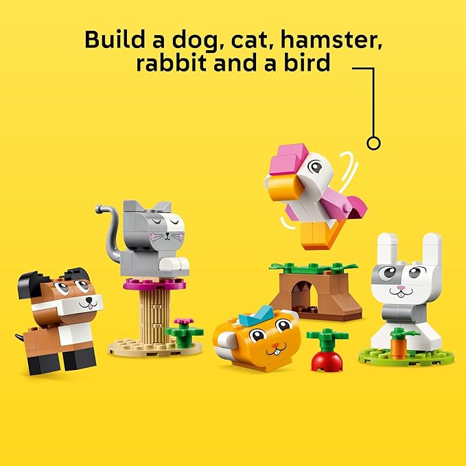 Buy Lego Classic Creative Pets Buildable Animal Toy 11034 with 450pcs | Yallatoys.com