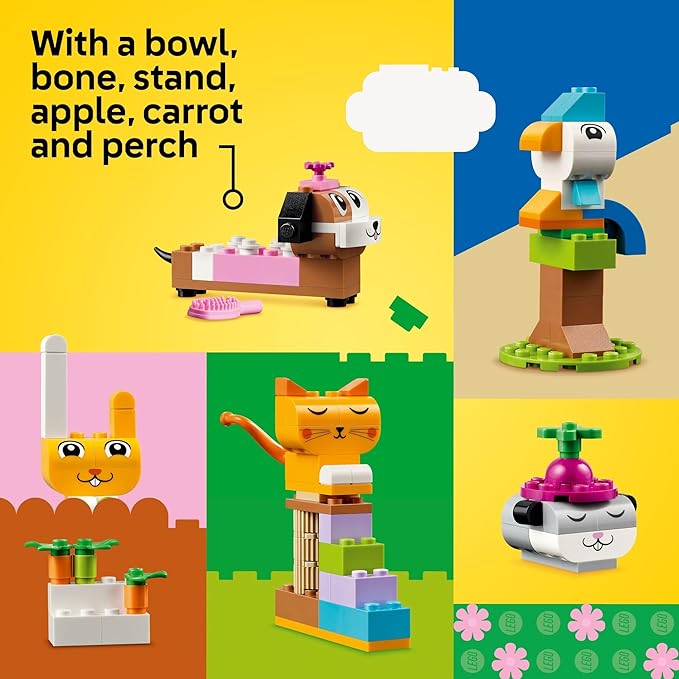 Buy Lego Classic Creative Pets Buildable Animal Toy 11034 with 450pcs | Yallatoys.com