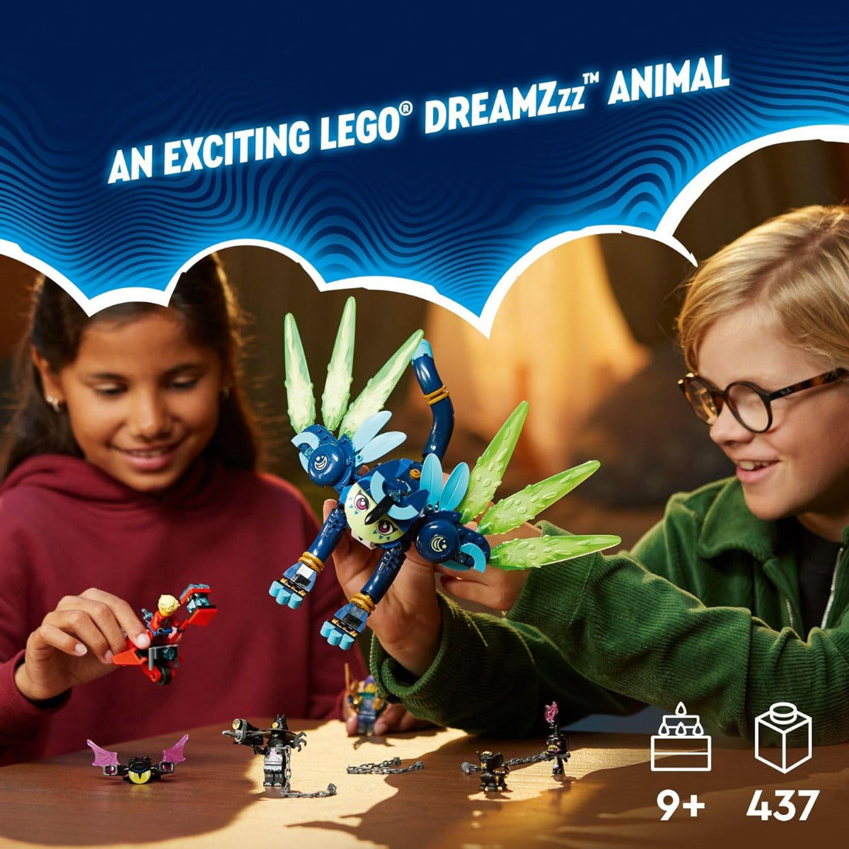Buy Lego Dreamzzz Zoey and Zian the Cat Owl 71476 with 437pcs | Yallatoys.com