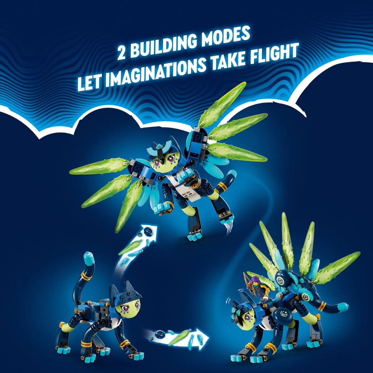 Buy Lego Dreamzzz Zoey and Zian the Cat Owl 71476 with 437pcs | Yallatoys.com