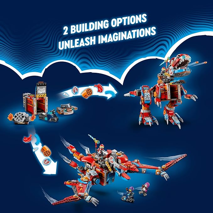 Buy Lego Dreamzzz Coopers Robot Dinosaur C Rex 71484 With 917pcs | Yallatoys.com