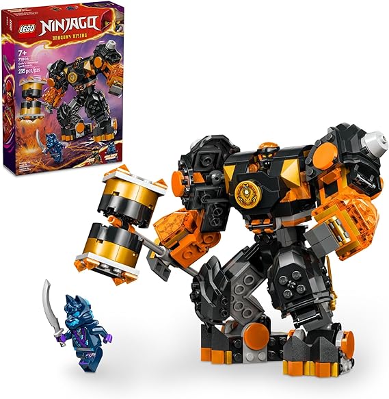 Buy Lego Ninjago Coles Elemental Earth Mech Building 71806 with 235pcs | Yallatoys.com
