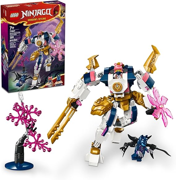 Buy Lego Ninjago Soras Elemental Tech Mech Action Figure Building Set 71807 with 209pcs | Yallatoys.com