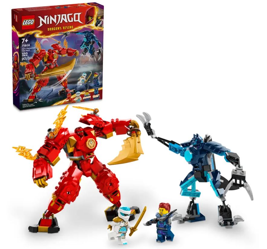 Buy Lego Ninjago Kai's Elemental Fire Mech Building Set 71808 with 322pcs | Yallatoys.com