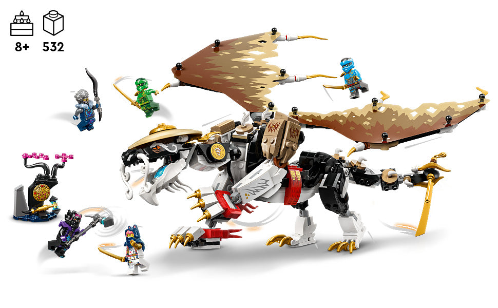 Buy Lego Ninjago Egalt the Master Dragon 71809 with 532pcs | Yallatoys.com